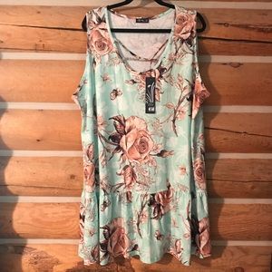 Zulily ruffle hem dress